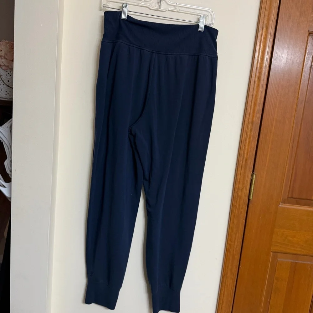 Athleta Navy High-Rise Jogger Pants